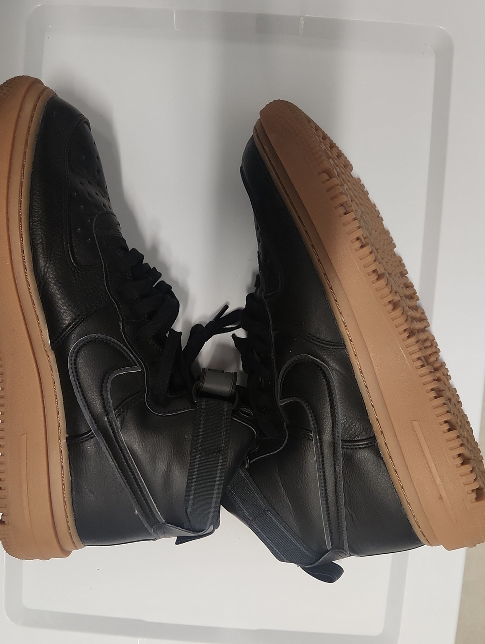 Nike Air Force 1 High Gore-Tex Boot Black Gum Sole Men US 12.5